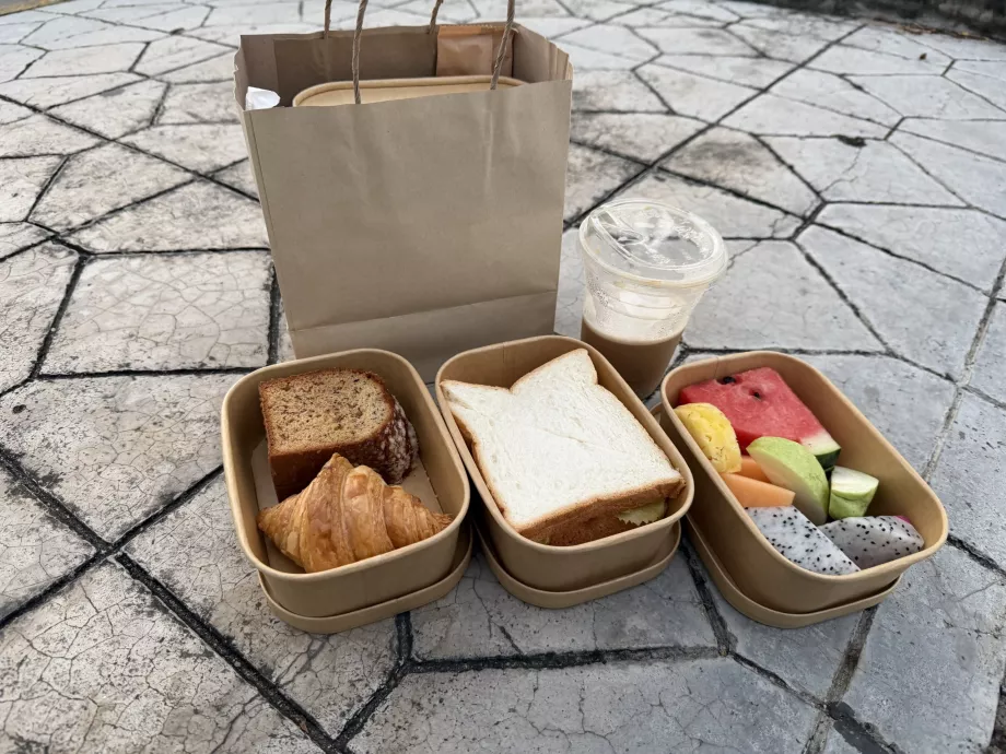 Pachet pentru micul dejun la pachet