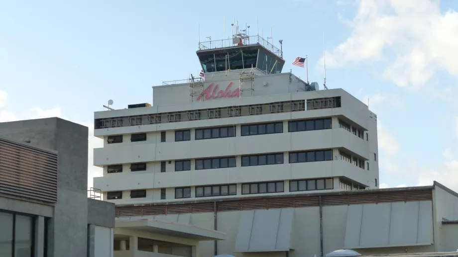 sosire pe aeroportul Honolulu