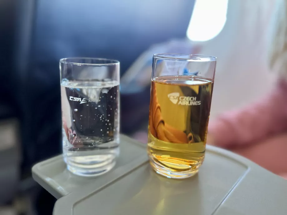 Pahare de sticlă Czech Airlines