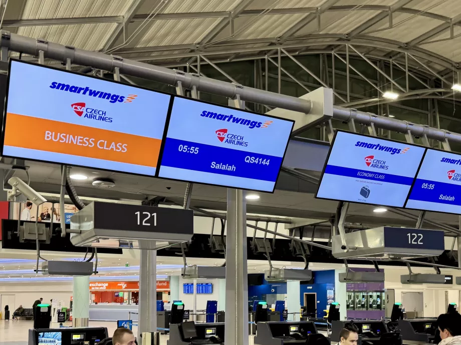 Smartwings pentru check-in la clasa business
