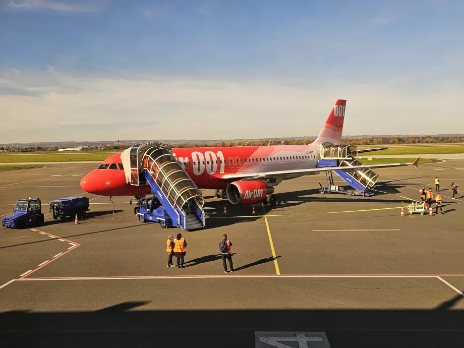 Airbus A320 la Aeroportul Ostrava