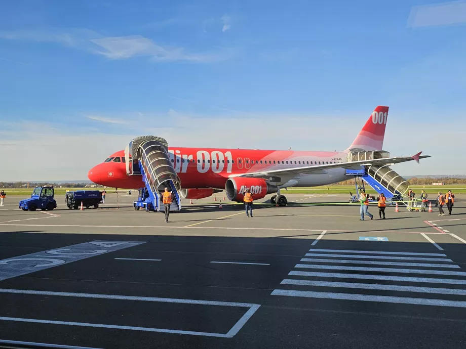 Airbus A320 la Aeroportul Ostrava