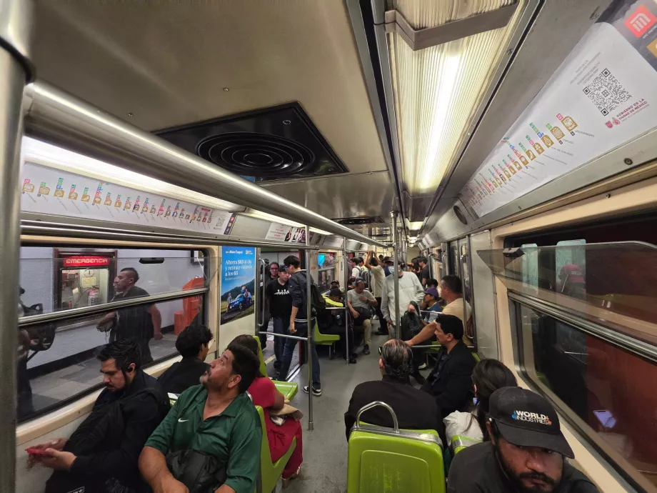 Metrou interior în CDMX