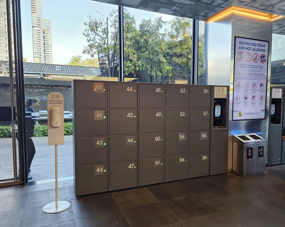 King Power Mahanakhon - depozitarea bagajelor