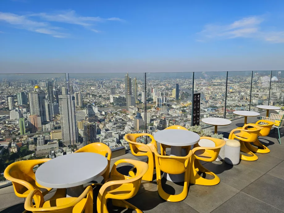 King Power Mahanakhon - vedere de pe acoperiș