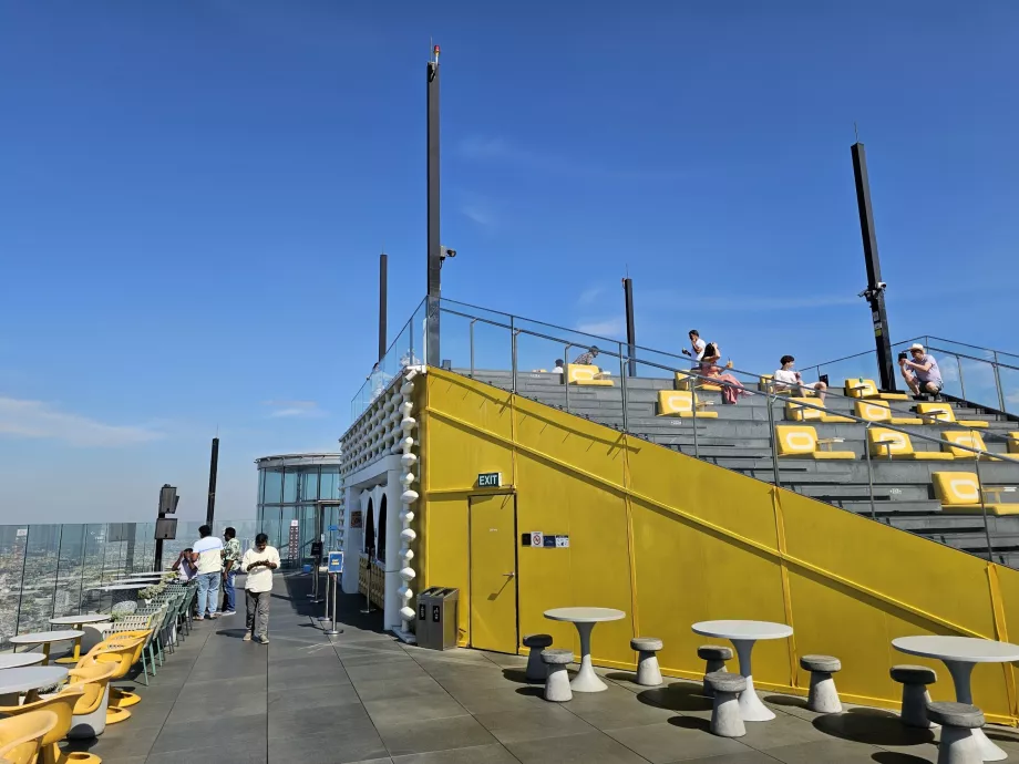 King Power Mahanakhon - vedere de pe acoperiș