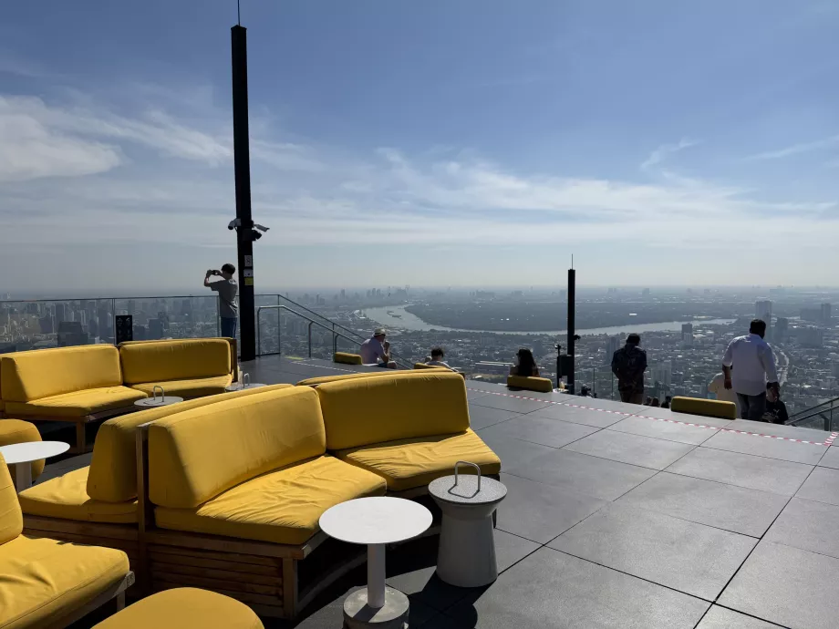 King Power Mahanakhon - vedere de pe acoperiș