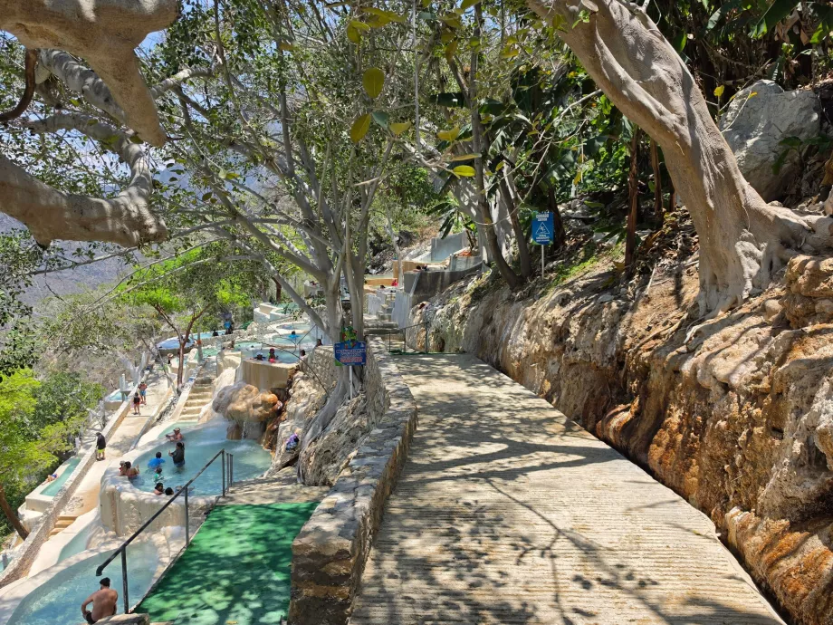 Piscine cu cascade Tolantongo
