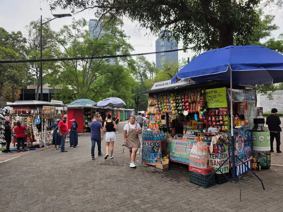 Bosque de Chapultepec, standuri