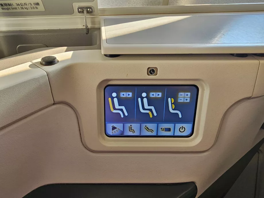 Controlul poziționării scaunului