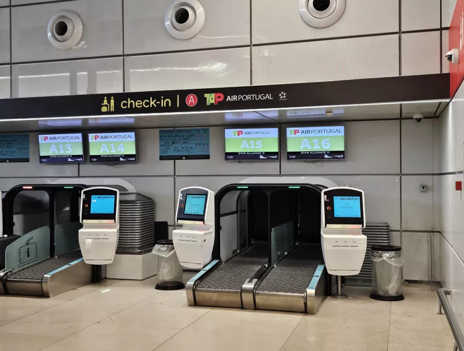 Check-in la aeroport, TAP