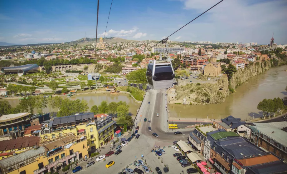 Telecabină în Tbilisi