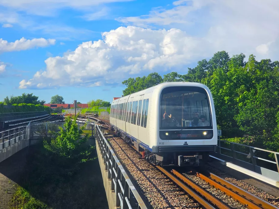 Metroul fără șofer din Copenhaga
