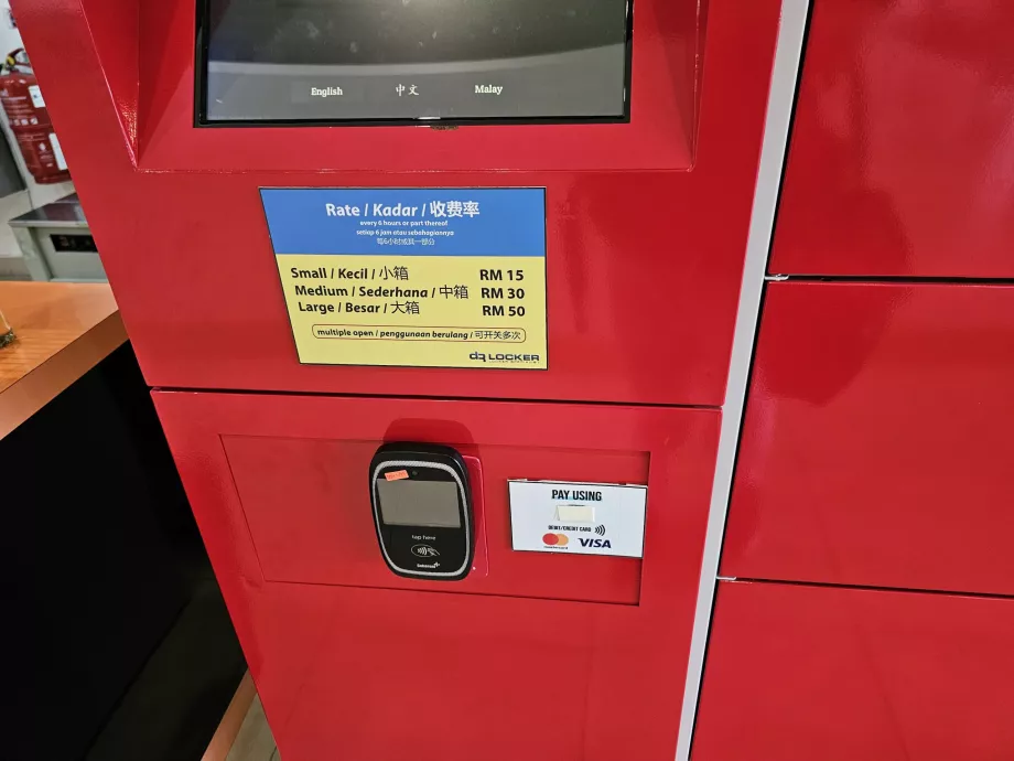 Prețul depozitării bagajelor