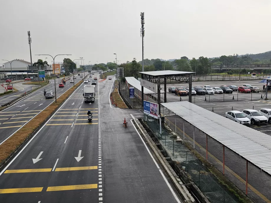 Direcția stației de autobuz KL Sentral
