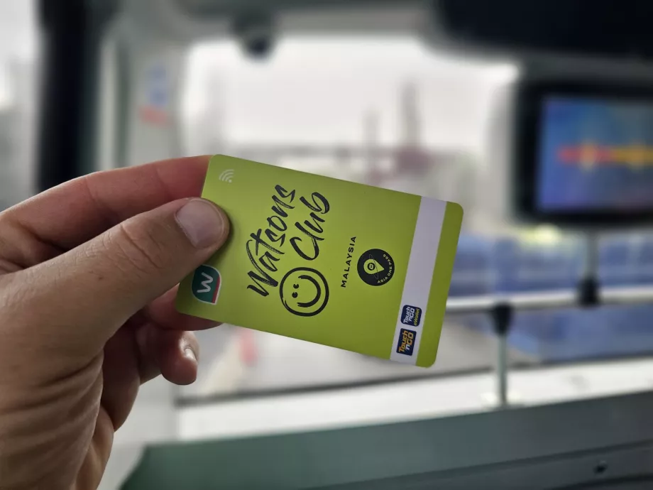 Card Touch-n-Go de la Watsons
