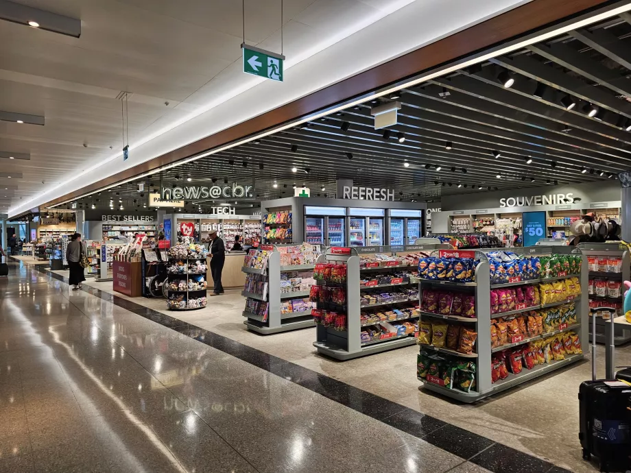 Duty Free, secțiunea de tranzit