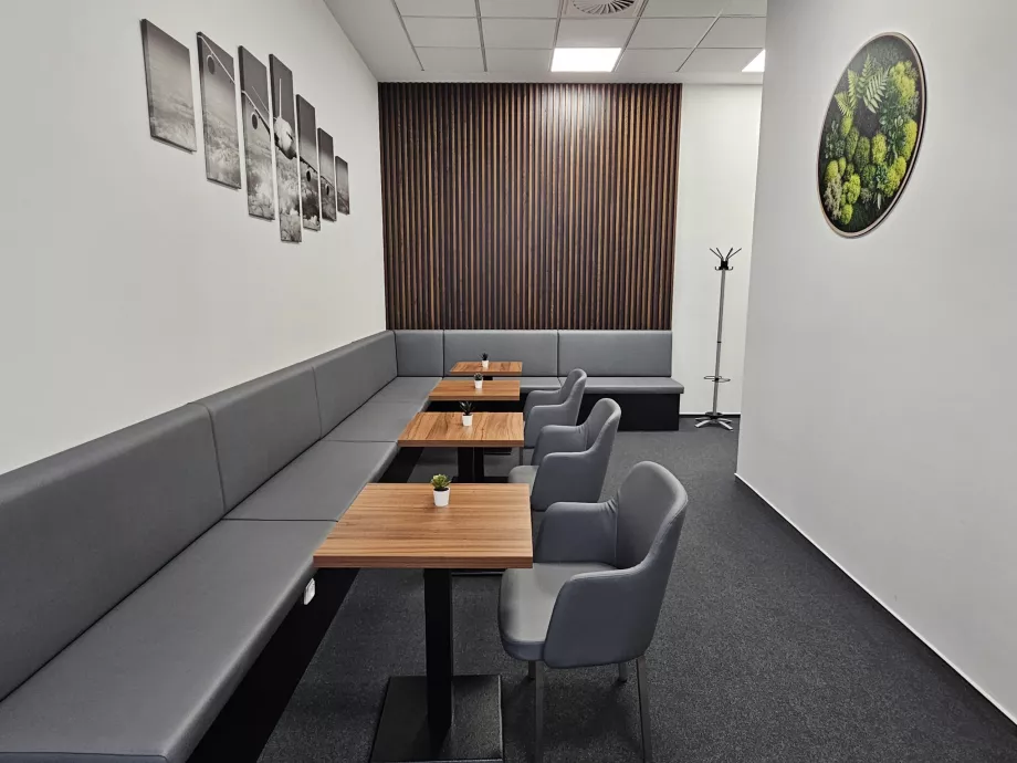 Partea liniștită a salonului