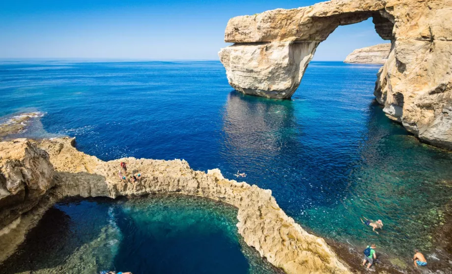 Formațiuni stâncoase în Malta