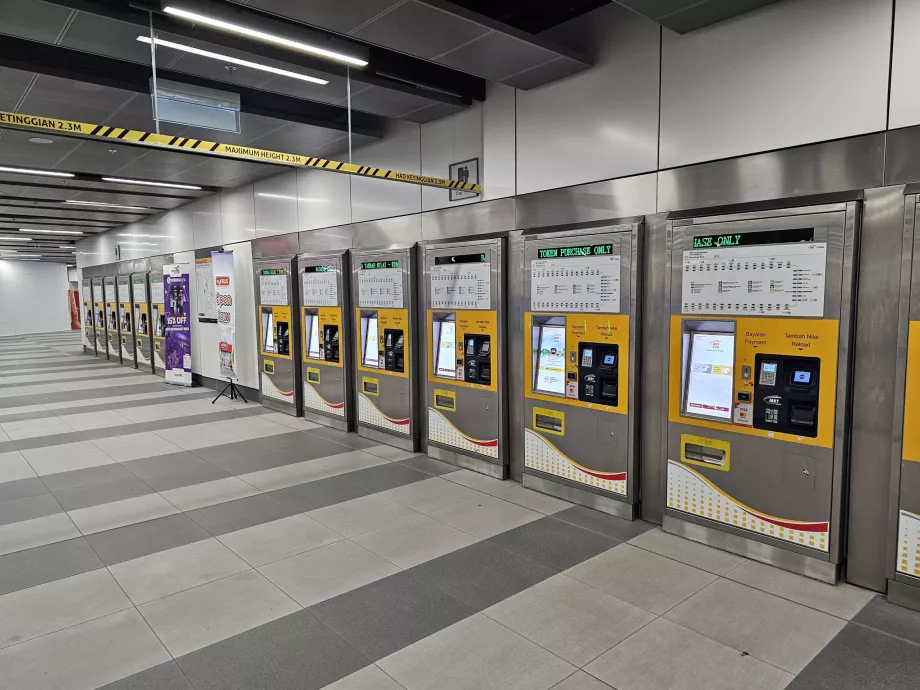 Automate de bilete în metrou