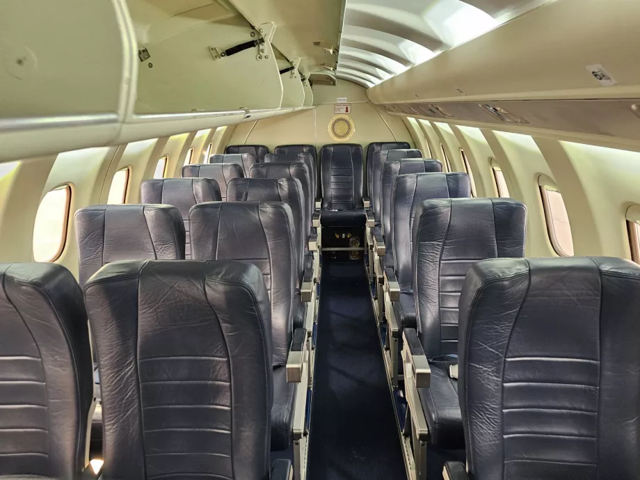 Interiorul modelului Saab 340