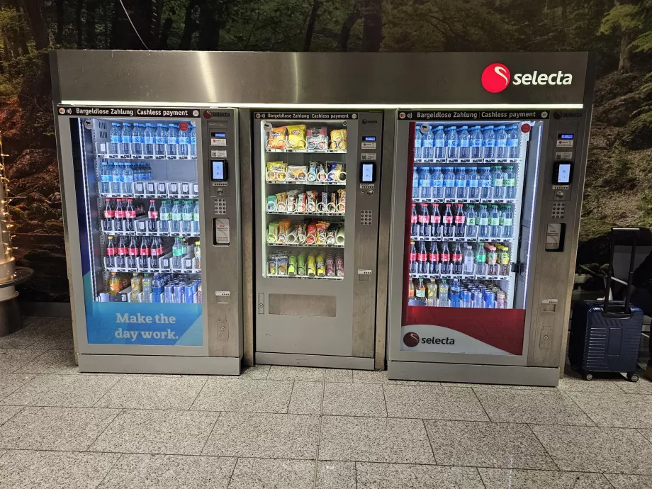 Automate Selecta la Aeroportul Frankfurt
