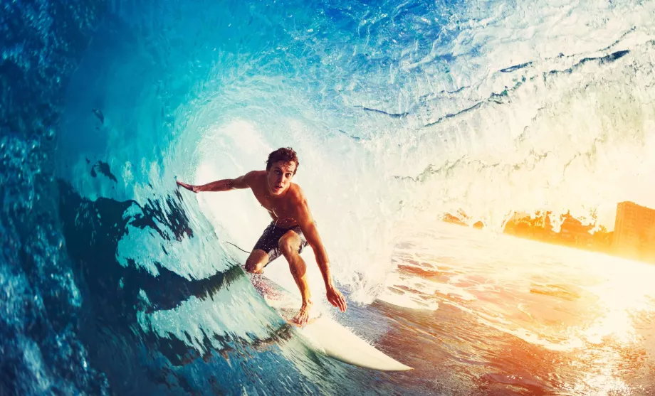 Surfing în Hawaii