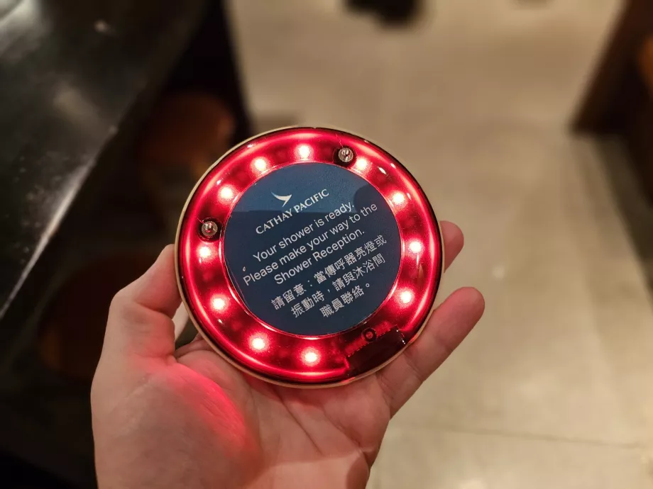 Anunț de eliberare a dușului