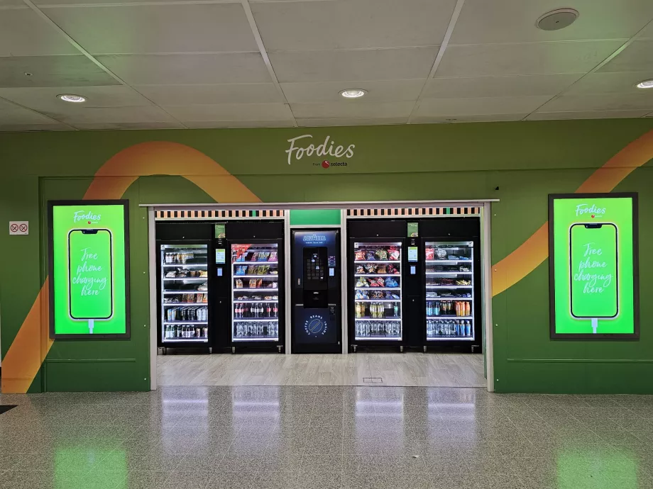 Automate de vending, Aeroportul EMA