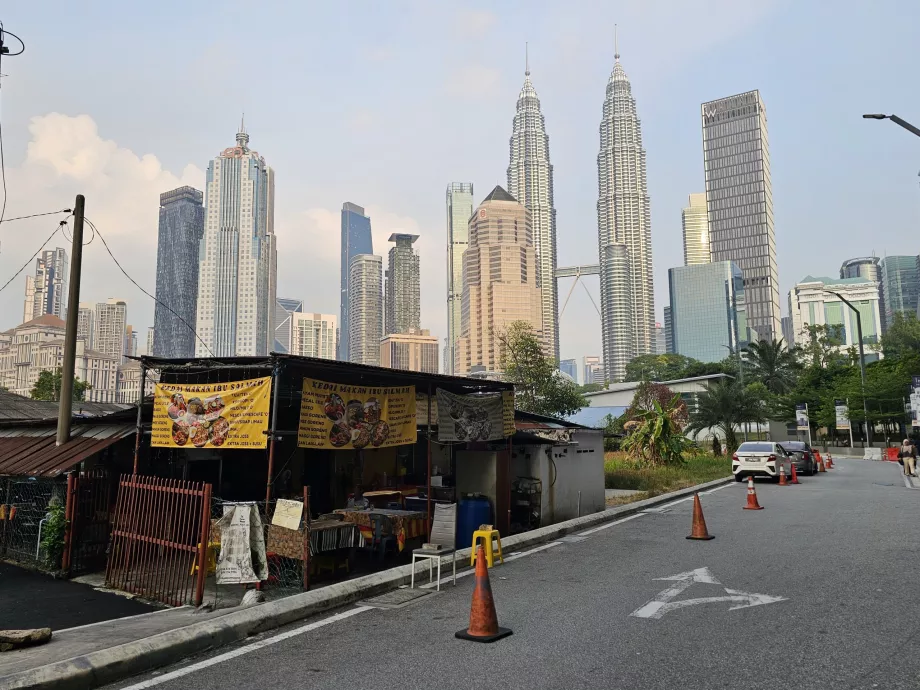 Vedere din districtul Kampung Baru