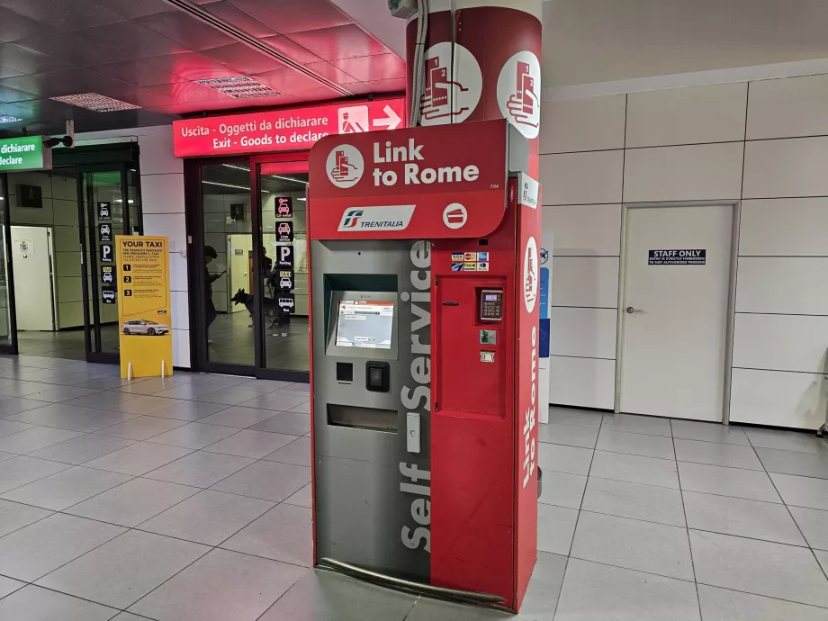 Distribuitor automat de bilete Trenitalia AirLink