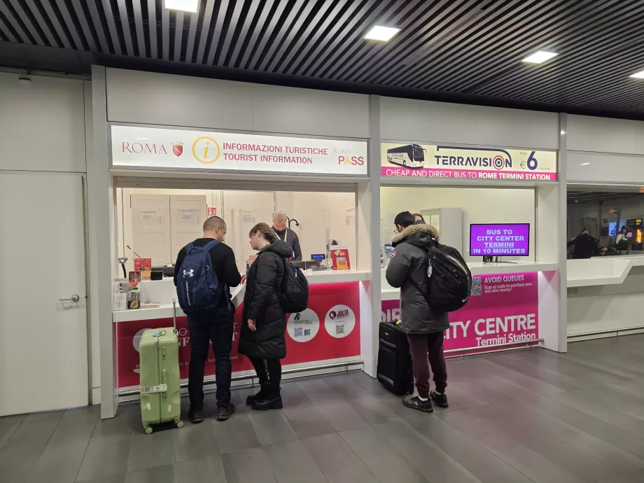 Standuri pentru vânzarea biletelor de autobuz