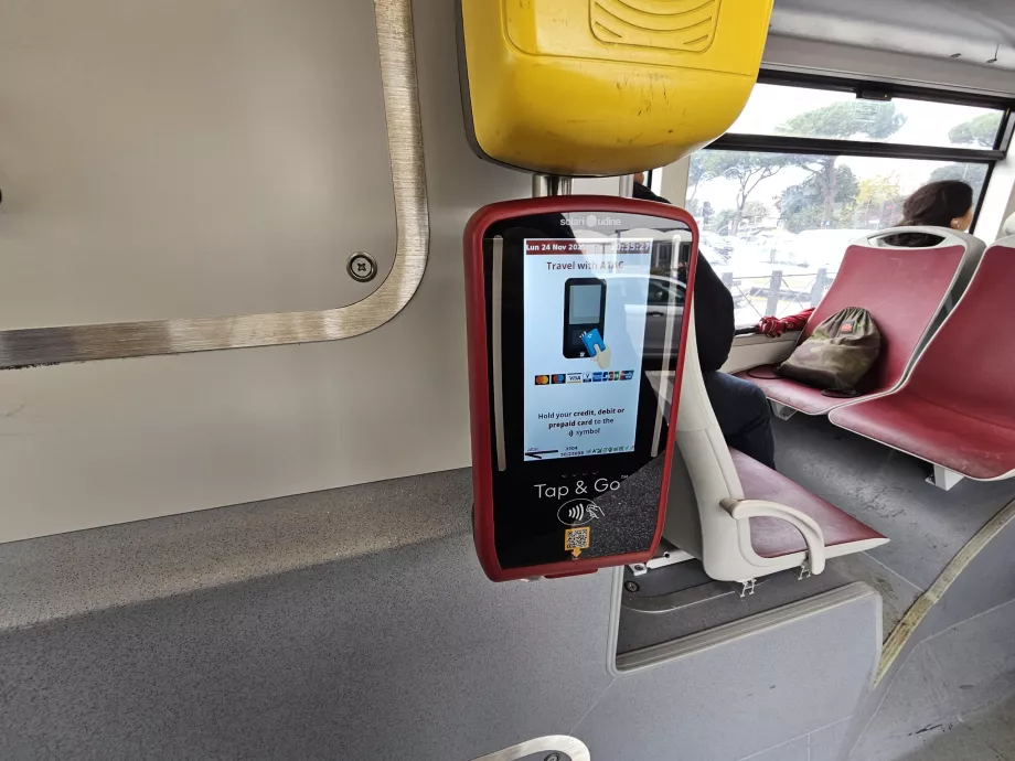 Validator pentru plata tarifelor fără contact