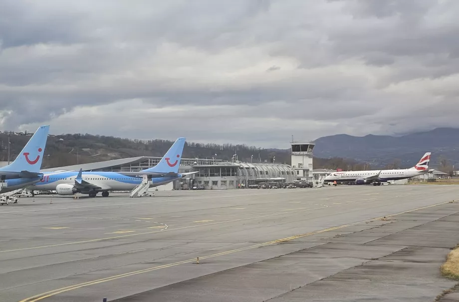 sosire de la aeroportul Chambéry