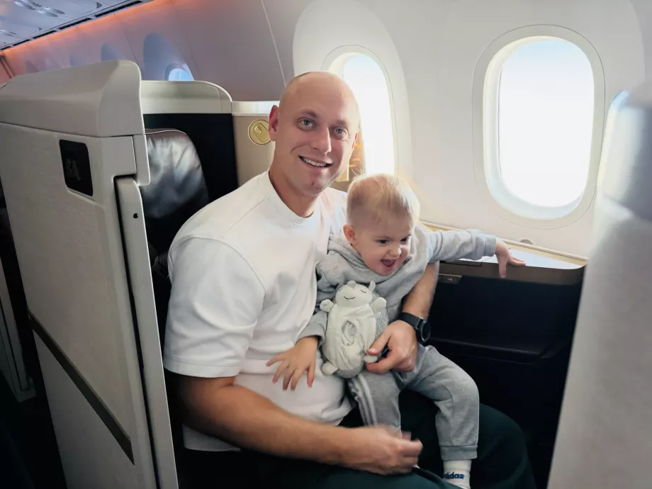 Eu și fiul meu cel mic