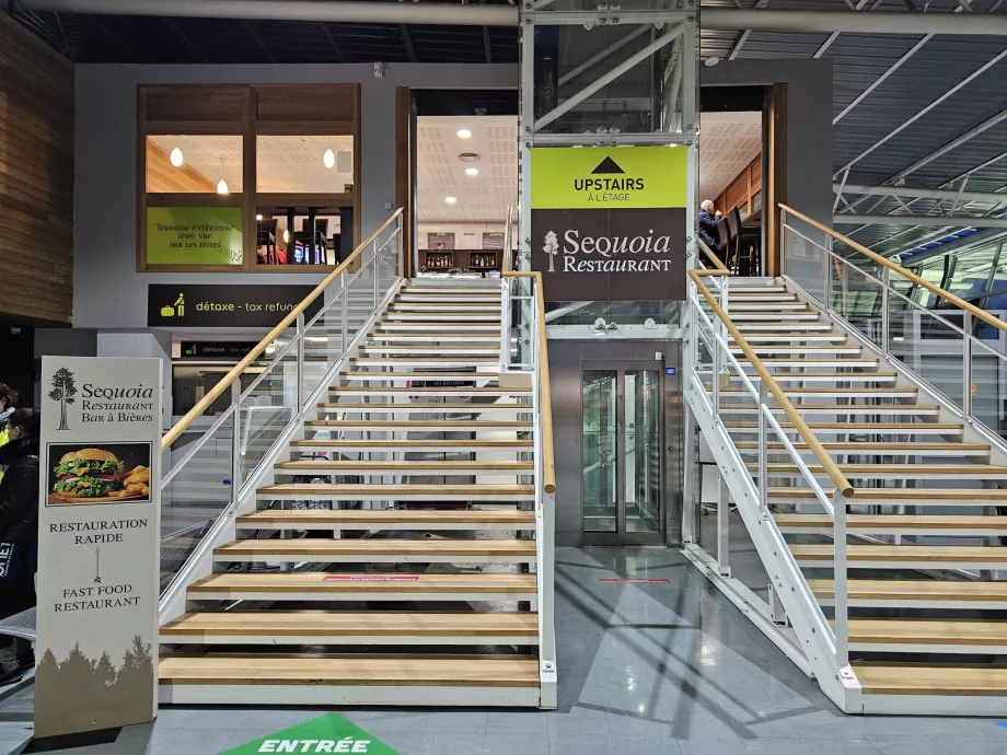 Restaurant Sequoia, parte publică