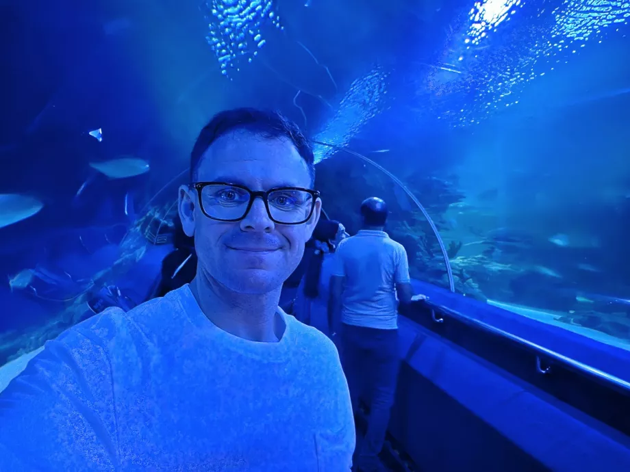 Eu în tunelul subacvatic, Aquaria