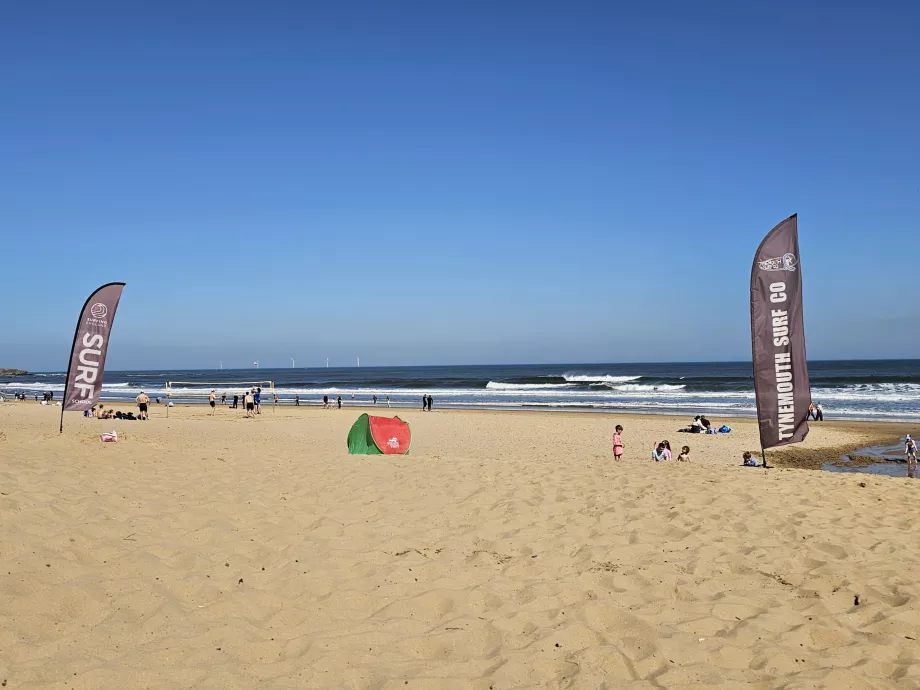Surfing Long Sands Beach