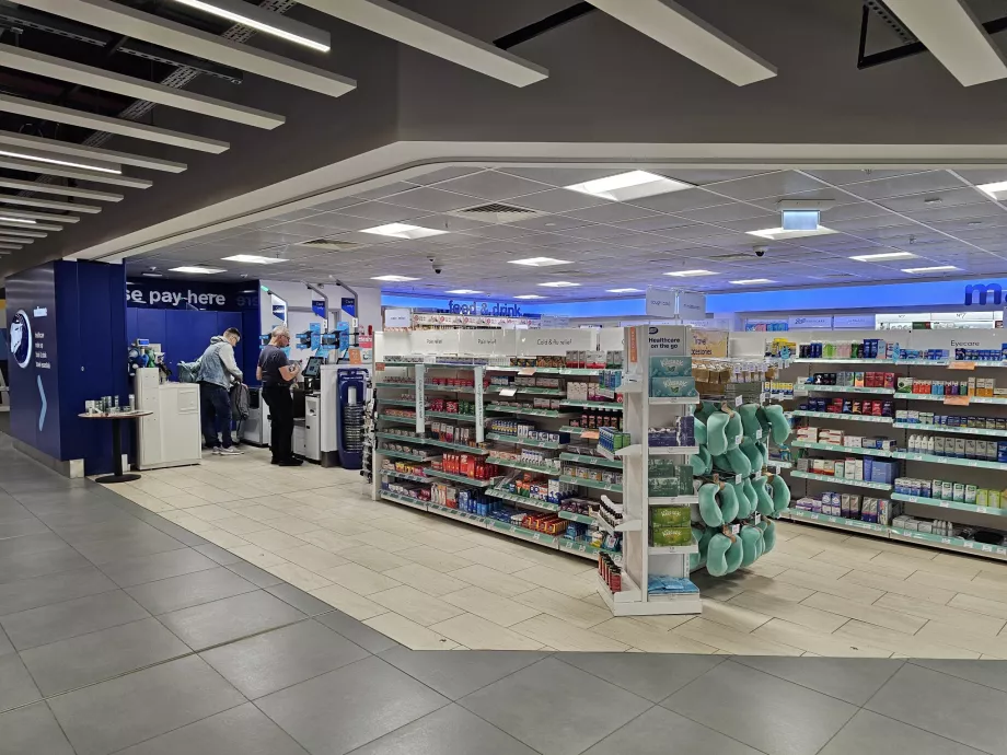 Farmacie, secțiunea tranzit