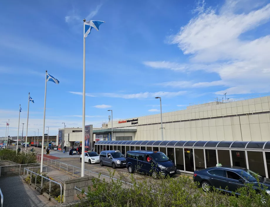sosire pe aeroportul Aberdeen