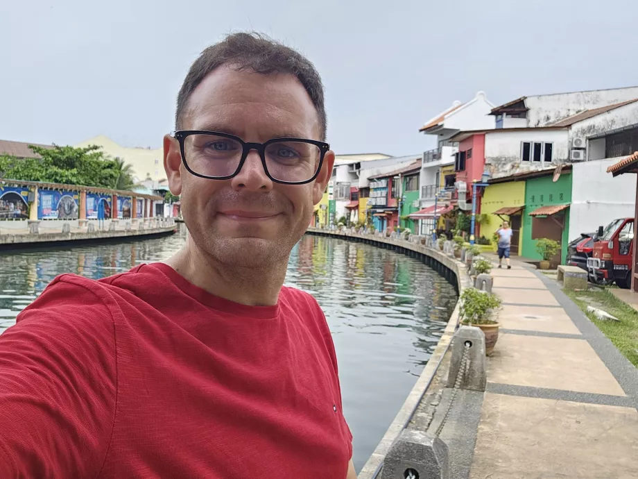 Eu pe Melaka River Walk