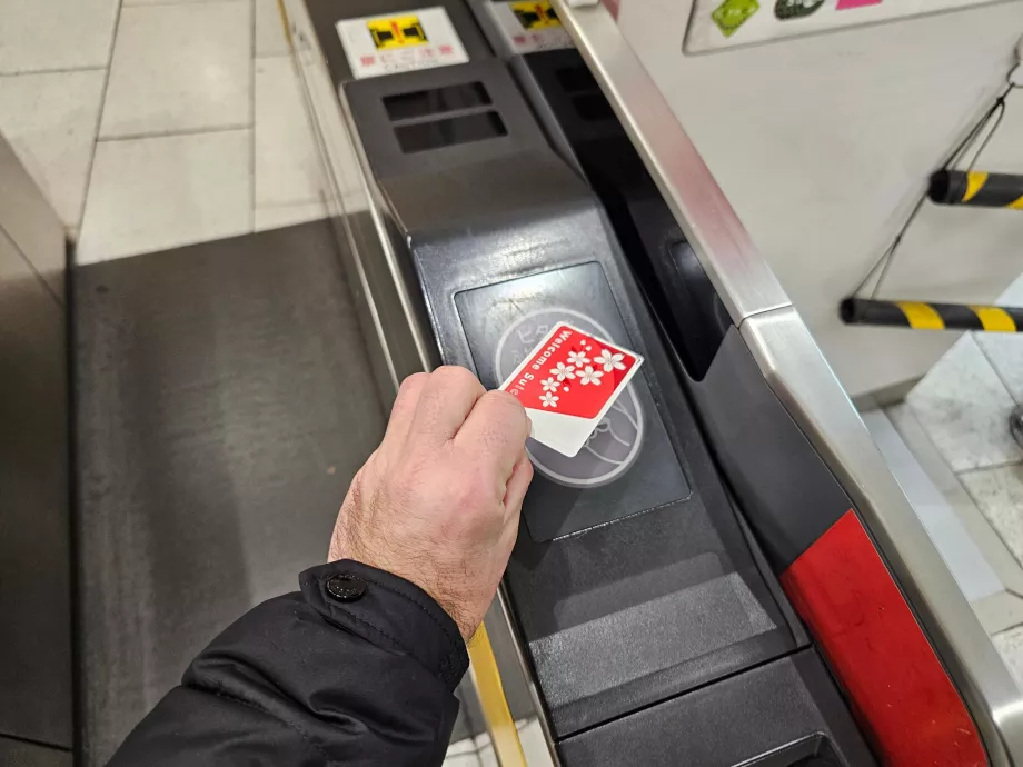 Plata tarifului cu cardul IC