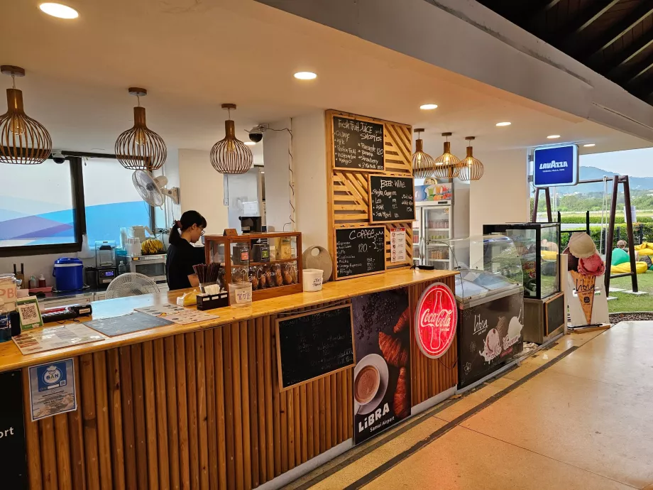 Cafenele și restaurante, secțiune internațională, zonă de tranzit