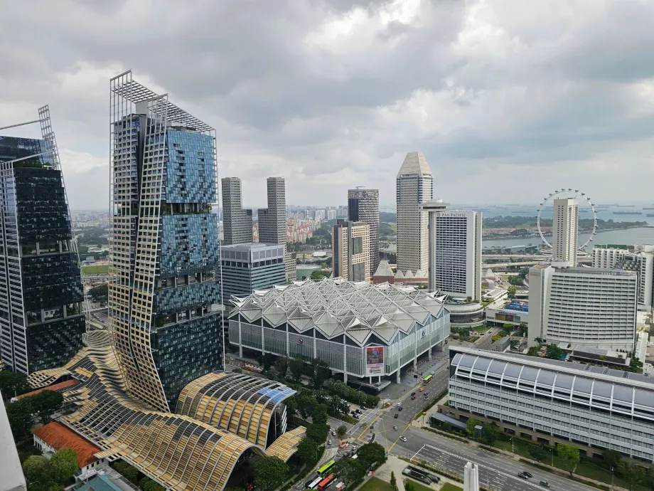 Vedere din balcon spre cealaltă parte