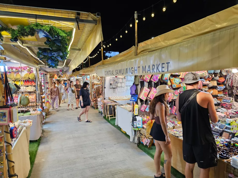 Piața de noapte din Samui Central