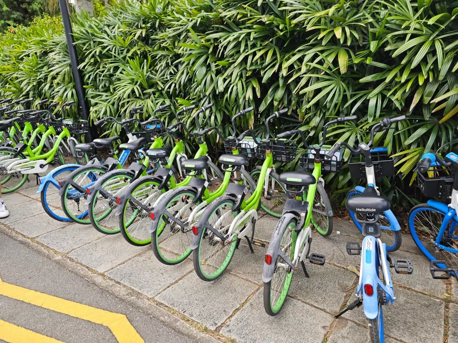 Biciclete partajate în Singapore