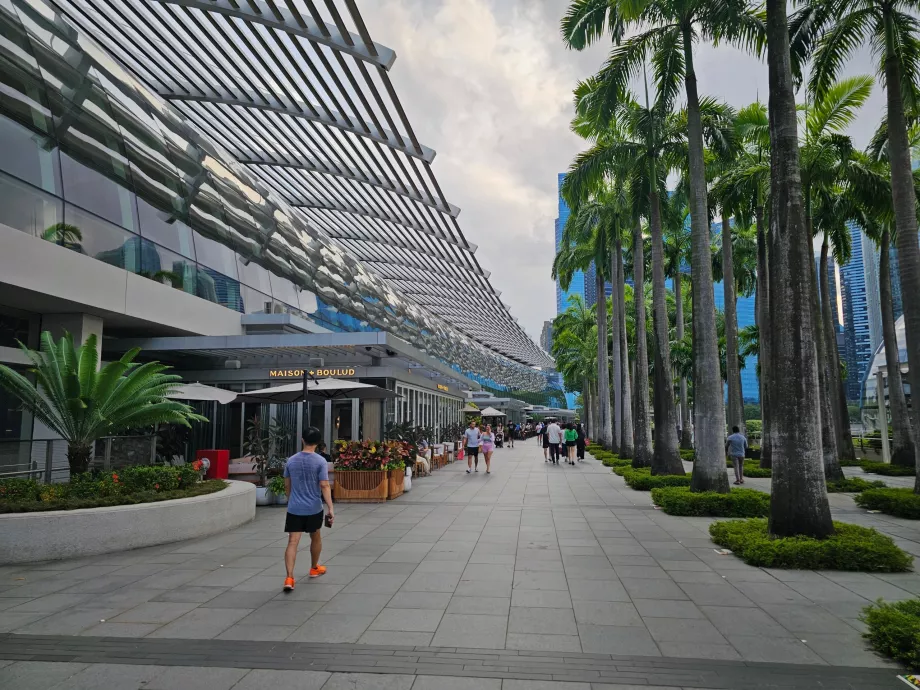 Promenadă în fața MBS