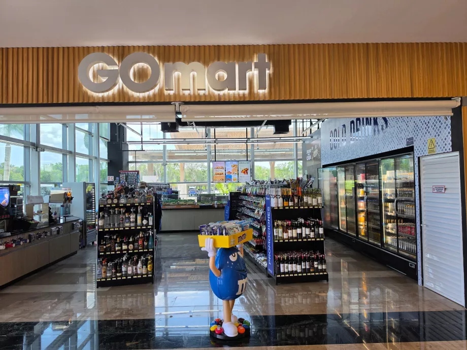 Magazin de proximitate în zona publică a sălii de sosiri