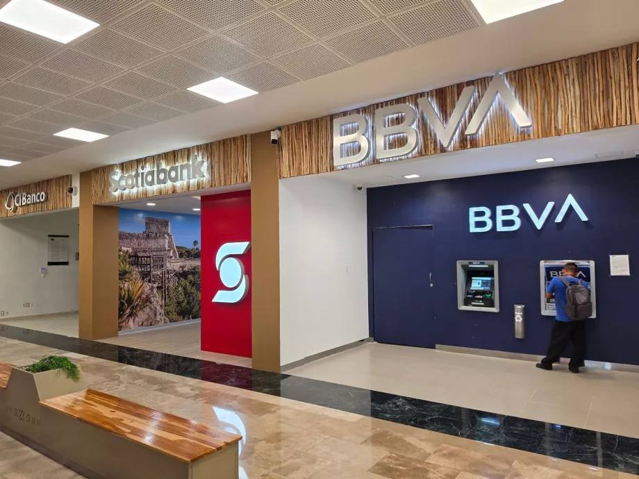 Bancomate aparținând băncilor mexicane