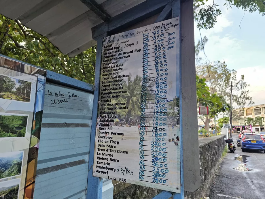 Taxiul de taxi din Bain Boeuf